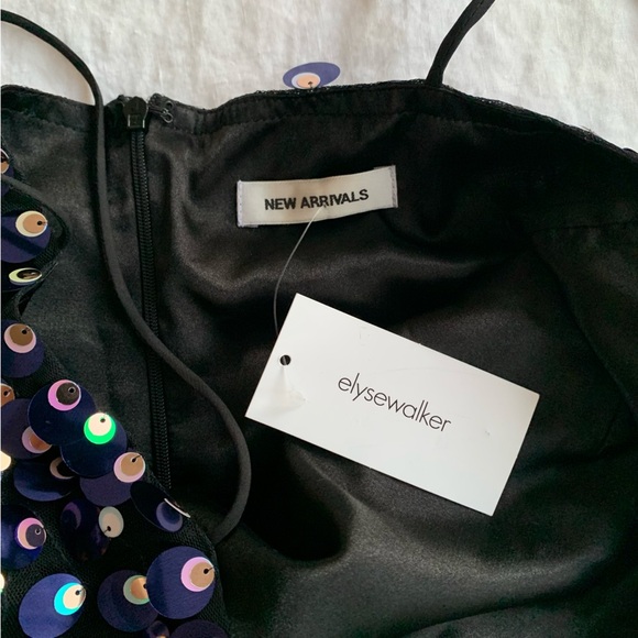 NWT New Arrivals by Ilkyaz Ozel Phoenix Sequin Maxi Gown Dress Paris Minuet - Picture 11 of 17